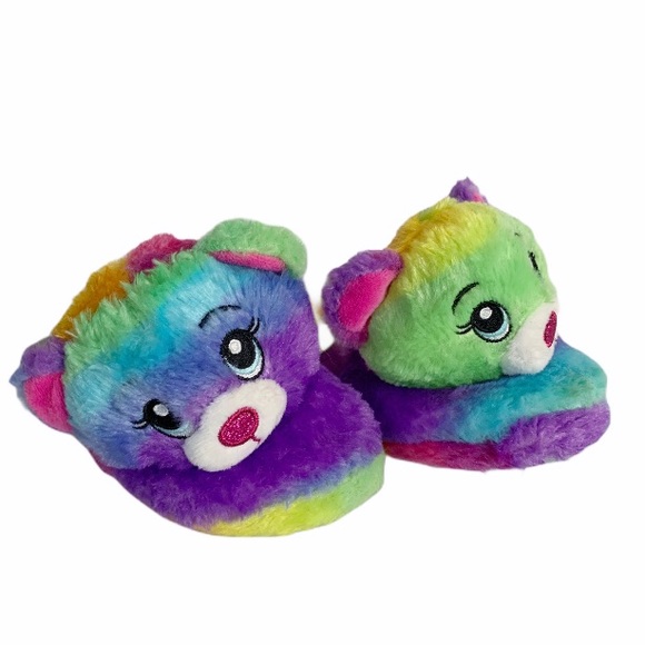 Build-A-Bear Other - GIRLS Tie Dye Build A Bear Bear Slippers Size 13/1